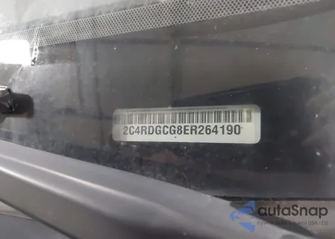 2014 Dodge Grand Caravan Sxt z USA, uszkodzony, nr VIN 2C4RDGCG8ER264190